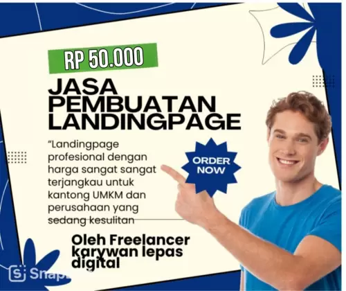 JASA PEMBUATAN LANDINGPAGE RP. 50.000